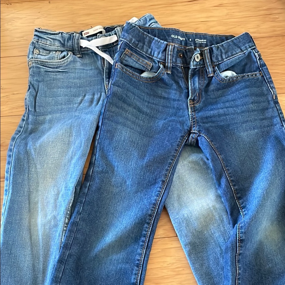 Levi’s/Old Navy Blue Jeans Bundle-size 6